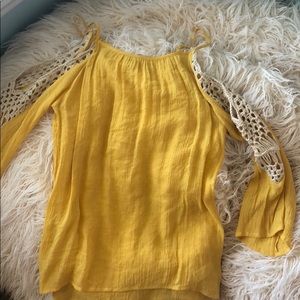 Umgee Cold Shoulder Top